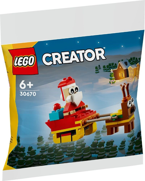 BULK - LEGO® Creator Santa's Sleigh Ride Polybag 30670 X 60