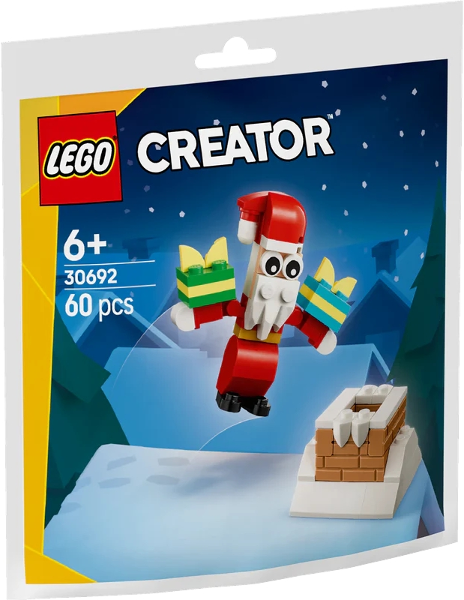 LEGO® Creator Christmas Chimney Fun with Santa Recruitment Bag 30692