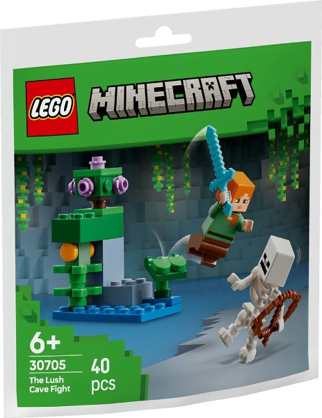 LEGO® Minecraft The Lush Cave Fight Recruitment Bag 30705