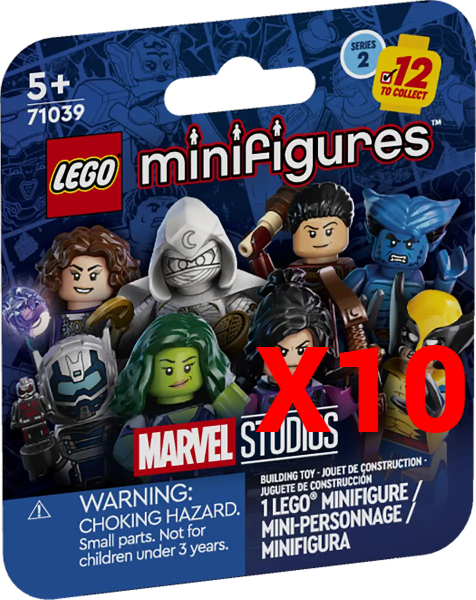 LEGO® Minifigures Marvel Series 2 71039 x 10