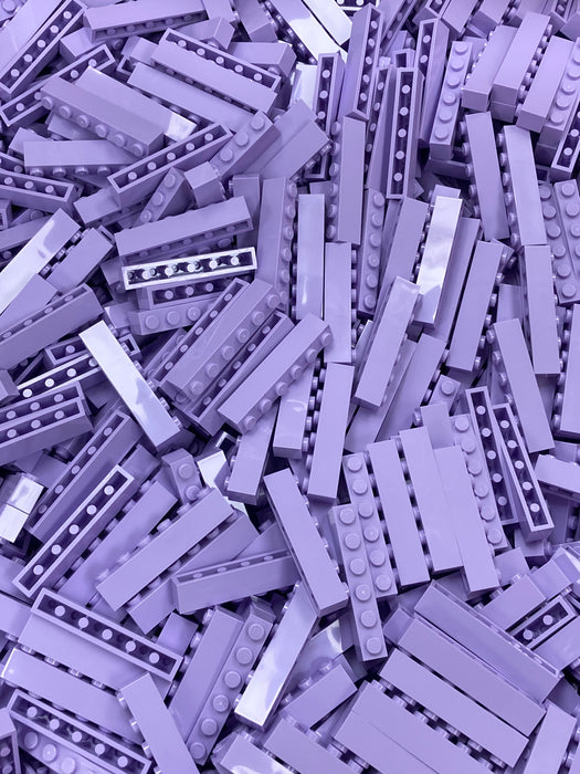 100 x Lavender LEGO® 1x6 Bricks