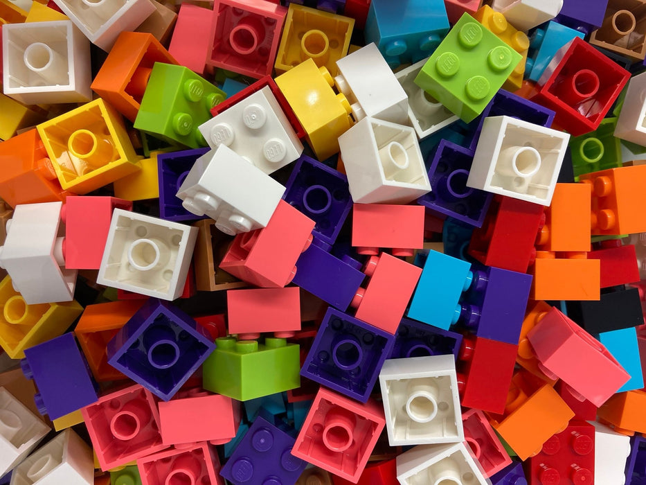 100 x Mixed LEGO® 2x2 Bricks
