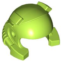 LEGO® Lime Minifigure Helmet/Headgear x 10