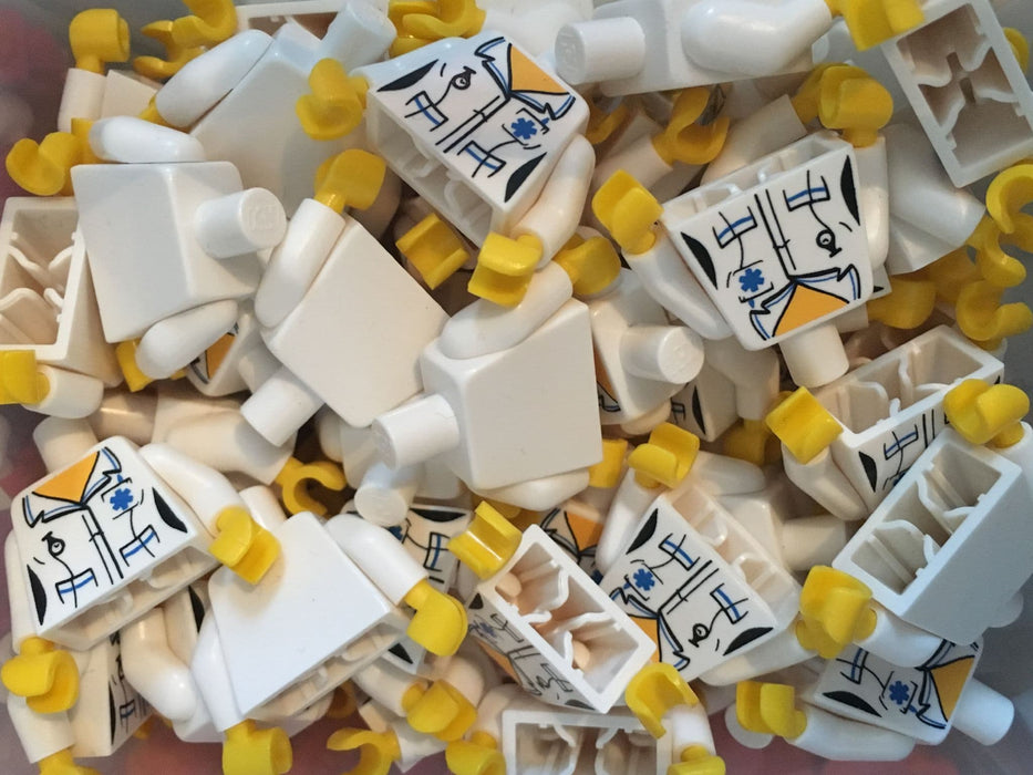 LEGO® Series 1 Nurse Torso x 10