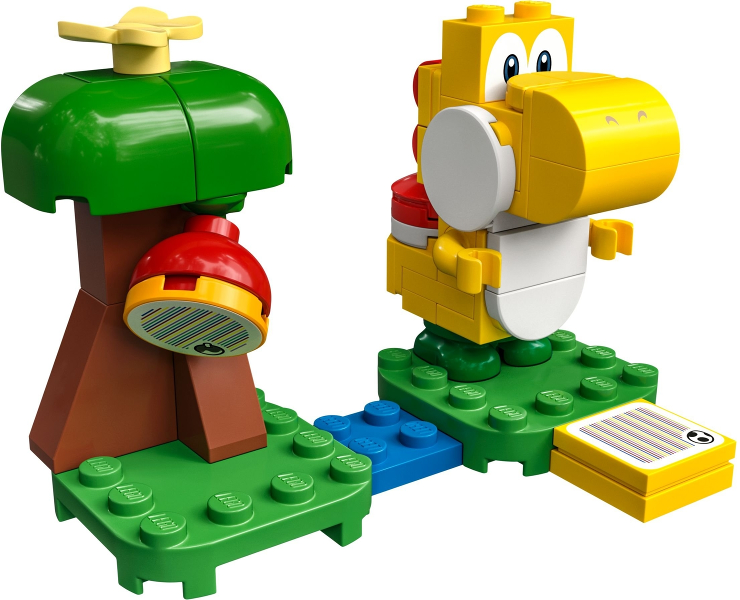 LEGO® Super Mario Yellow Yoshi's Fruit Tree - Expansion Set Polybag 30509