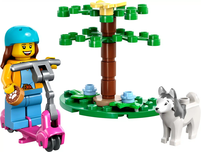 LEGO® City Dog Park and Scooter Polybag 30639