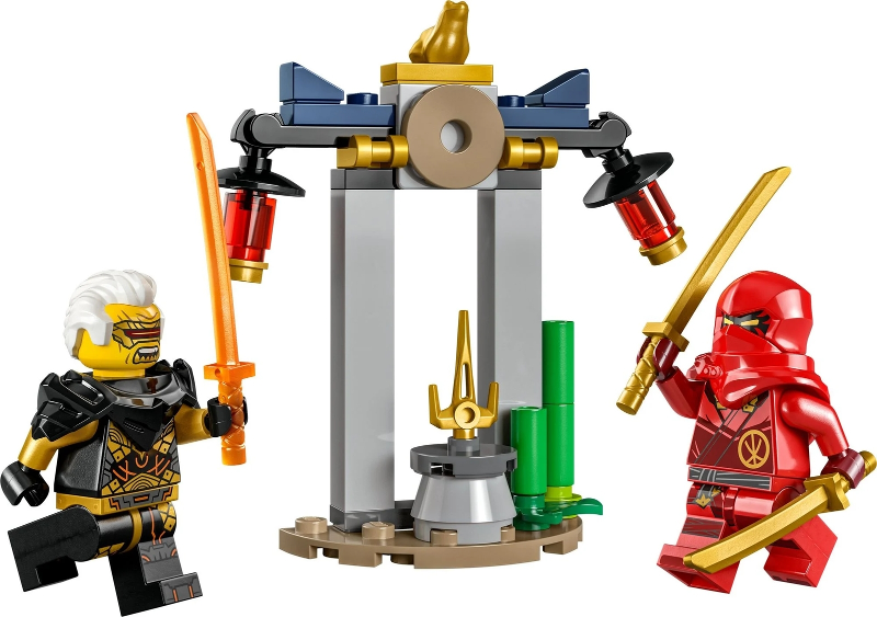 LEGO Ninjago Kai and Rapton s Temple Battle Polybag 30650 Brick Bin