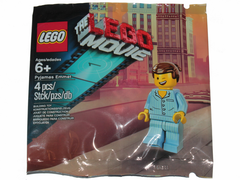 LEGO Movie Pyjamas Emmet Polybag 5002045 Brick Bin