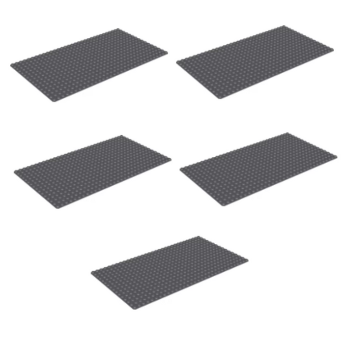 5 x Dark Bluish Grey LEGO® 16x32 Baseplates