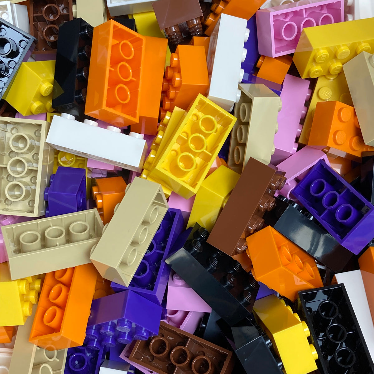 Background Individual Lego Bricks 100 X Mixed LEGO® 2x4 Bricks