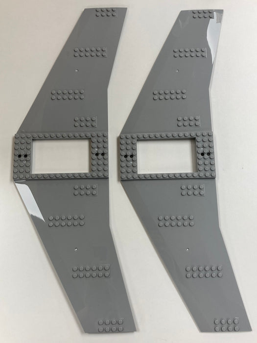 2 x Light Bluish Grey LEGO® Plane Wings