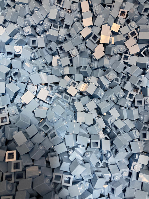 100 x Medium Blue LEGO® 1x1 Bricks