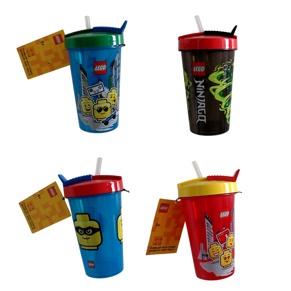 LEGO® Tumbler with Straw 500ml — Brick Bin