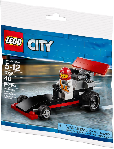 LEGO® City Dragster Polybag 30358