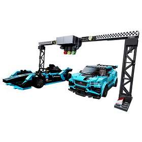 LEGO® Speed Champions Formula E Panasonic Jaguar Racing GEN2 car & Jaguar I-PACE eTROPHY Set 76898
