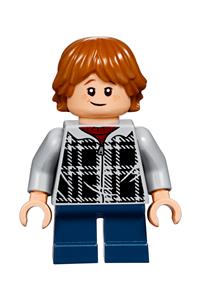 LEGO® Harry Potter Ron Weasley In Plaid Hoodie Minifigure