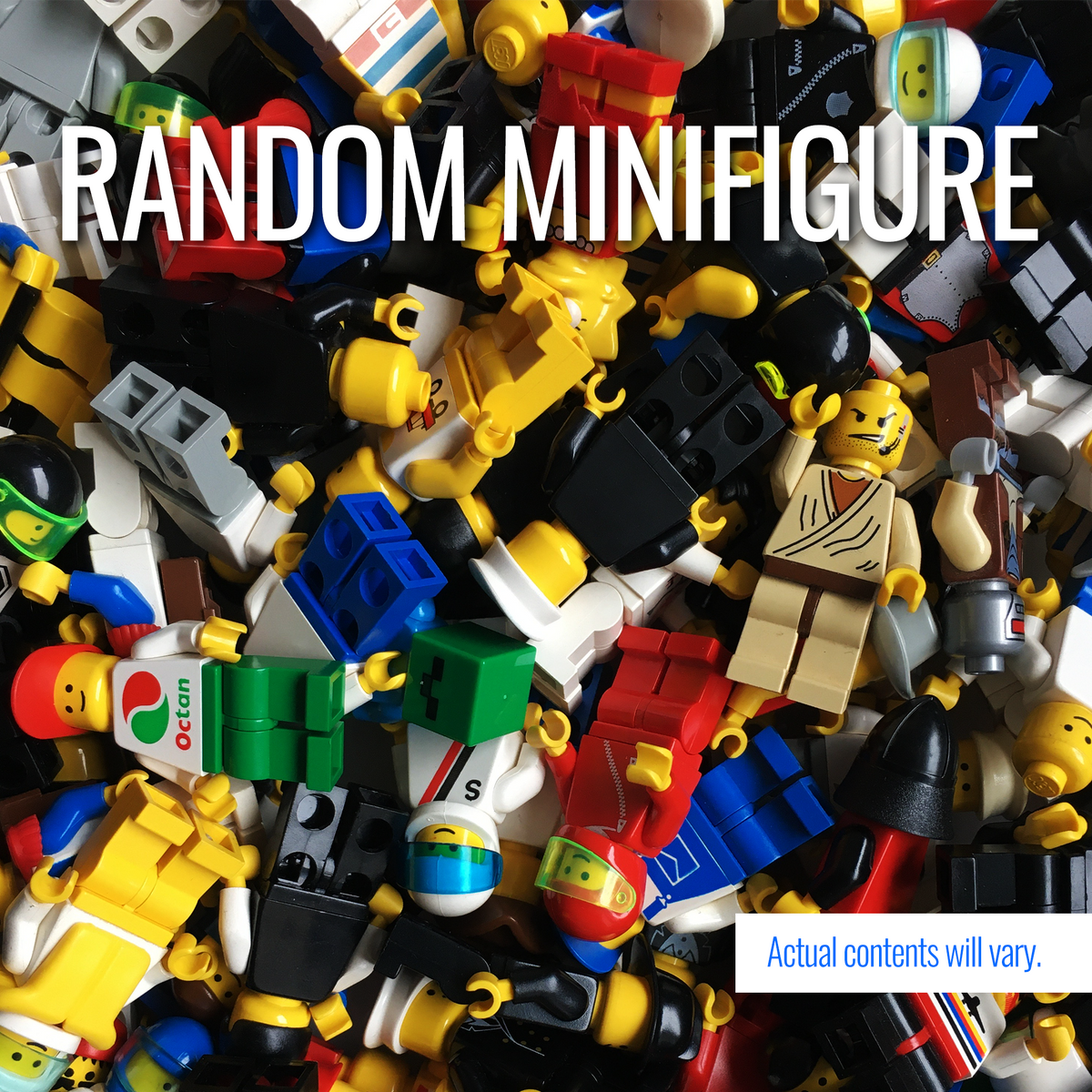Random LEGO Minifigure Brick Bin